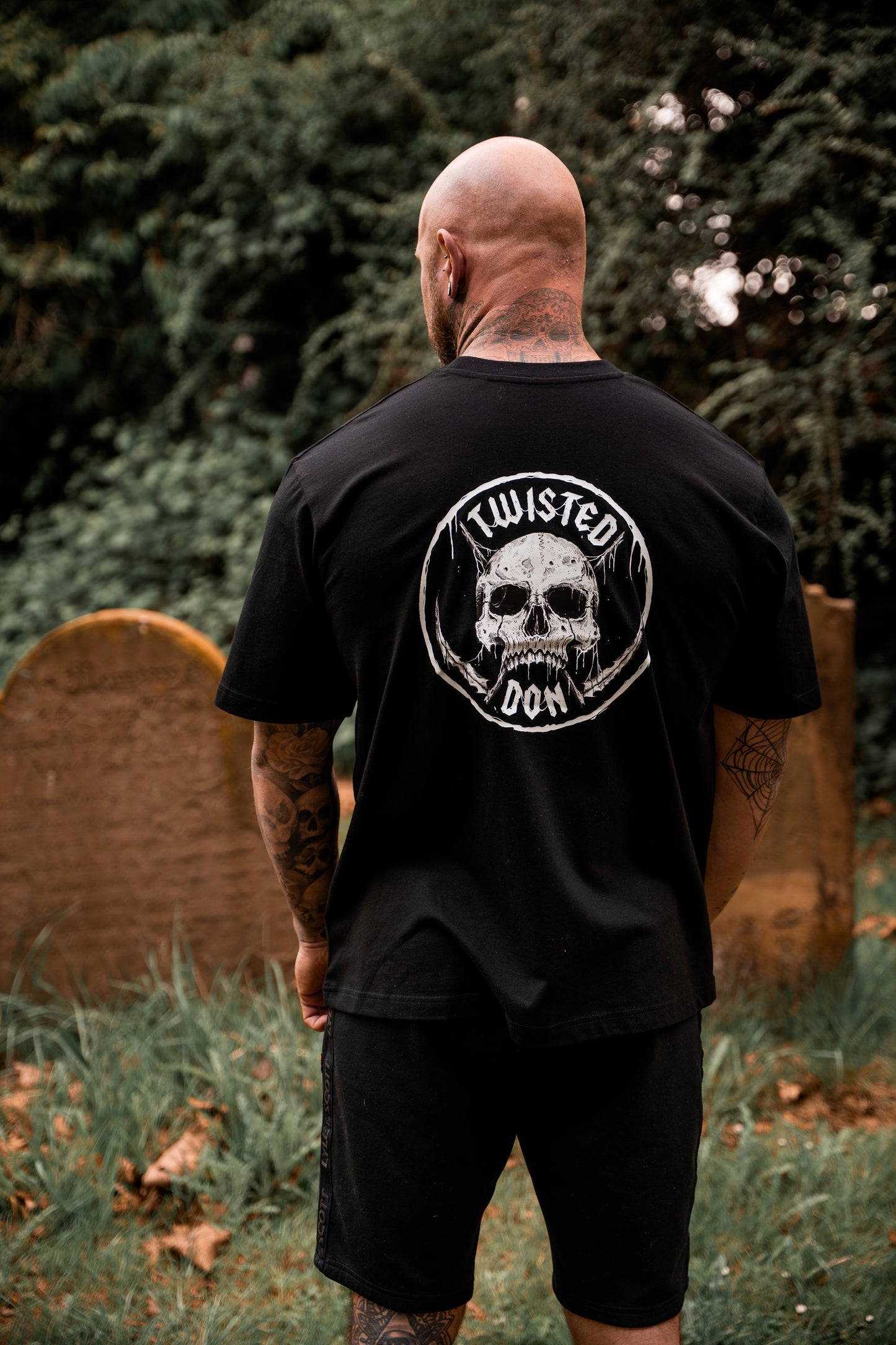 ‘Twisted Don’ Oversized logo T-shirt