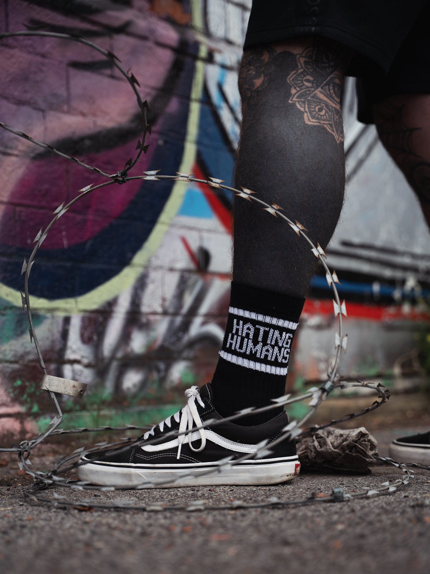‘HATING HUMANS’ socks