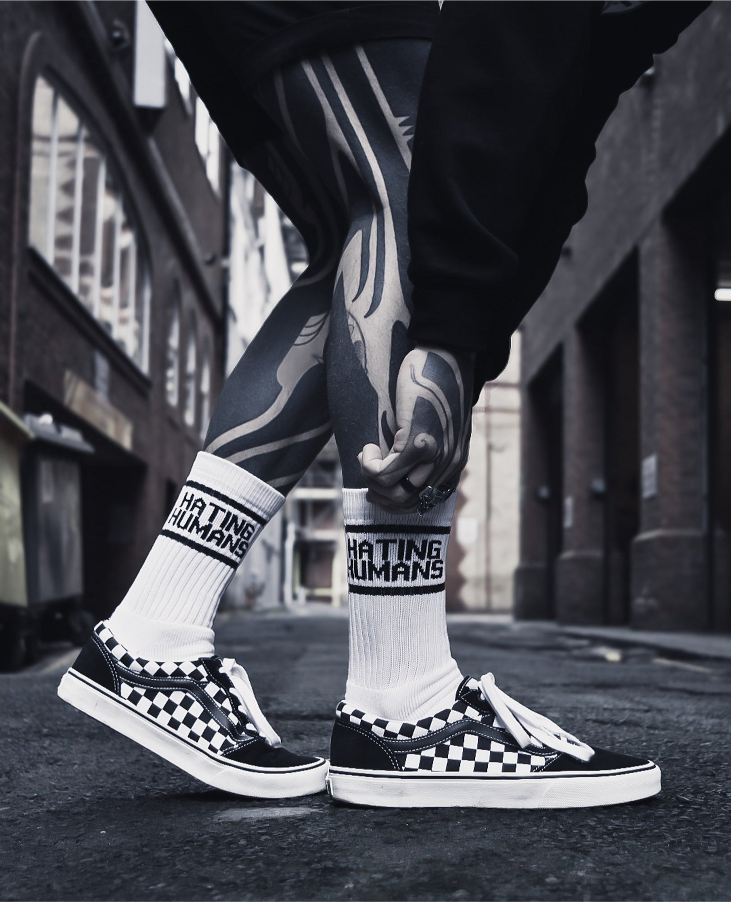 ‘HATING HUMANS’ socks