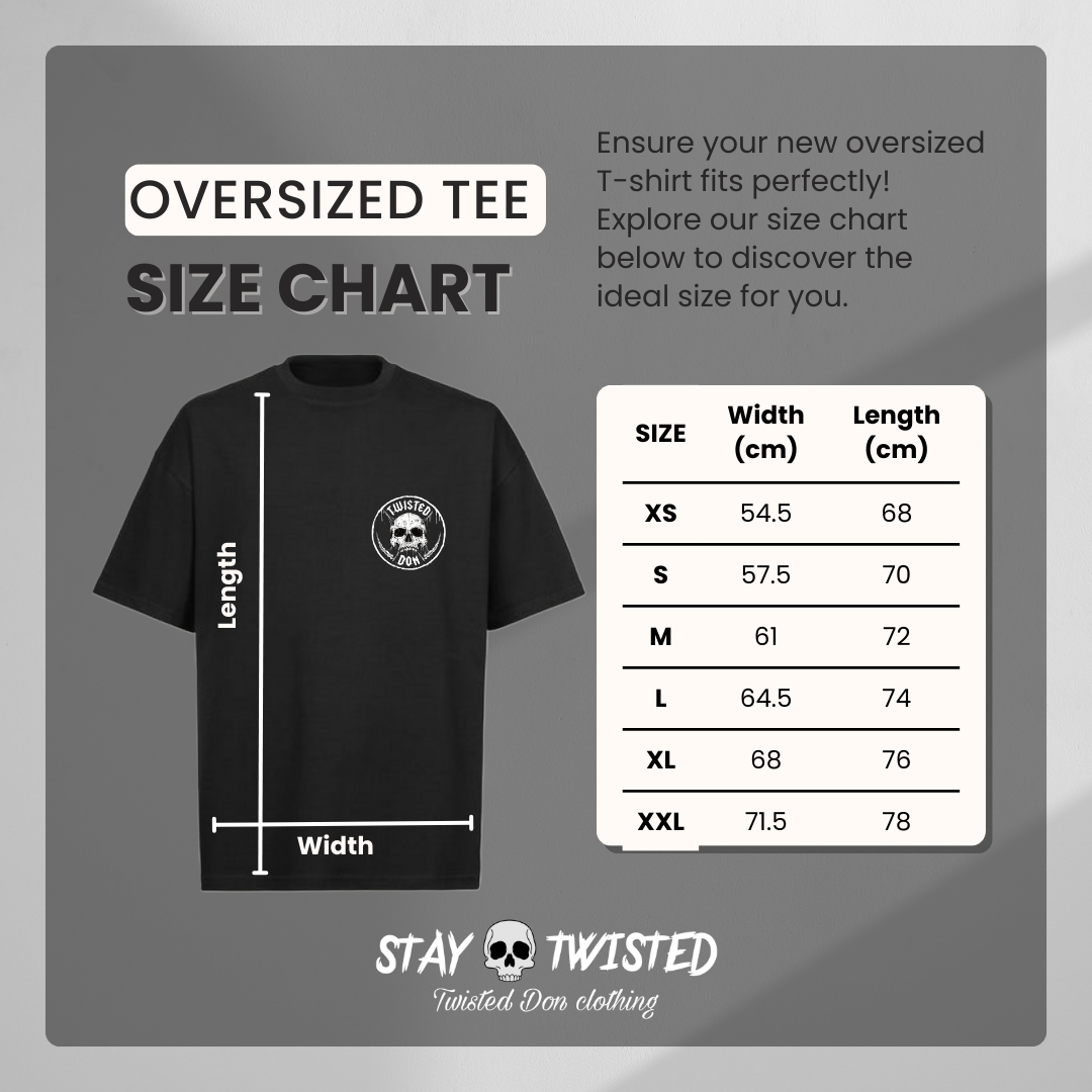 ‘Twisted Don’ Oversized logo T-shirt