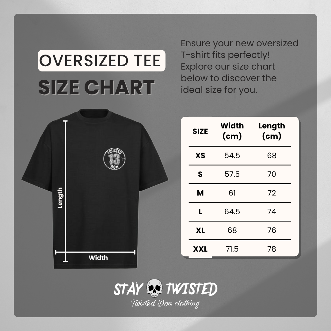 ‘SKULL 13’ Oversized T-shirt