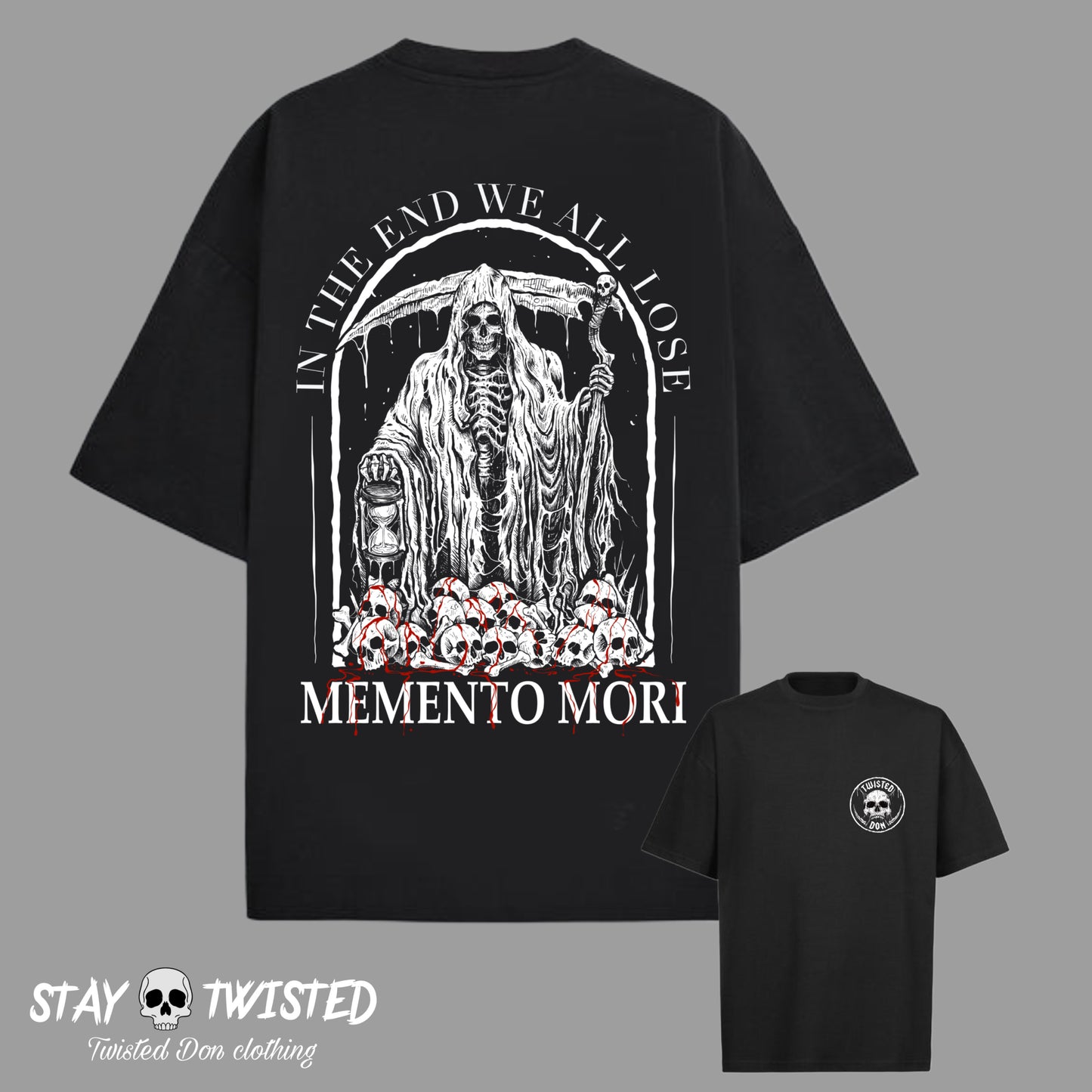 ‘MEMENTO MORI’ Oversized T-shirt