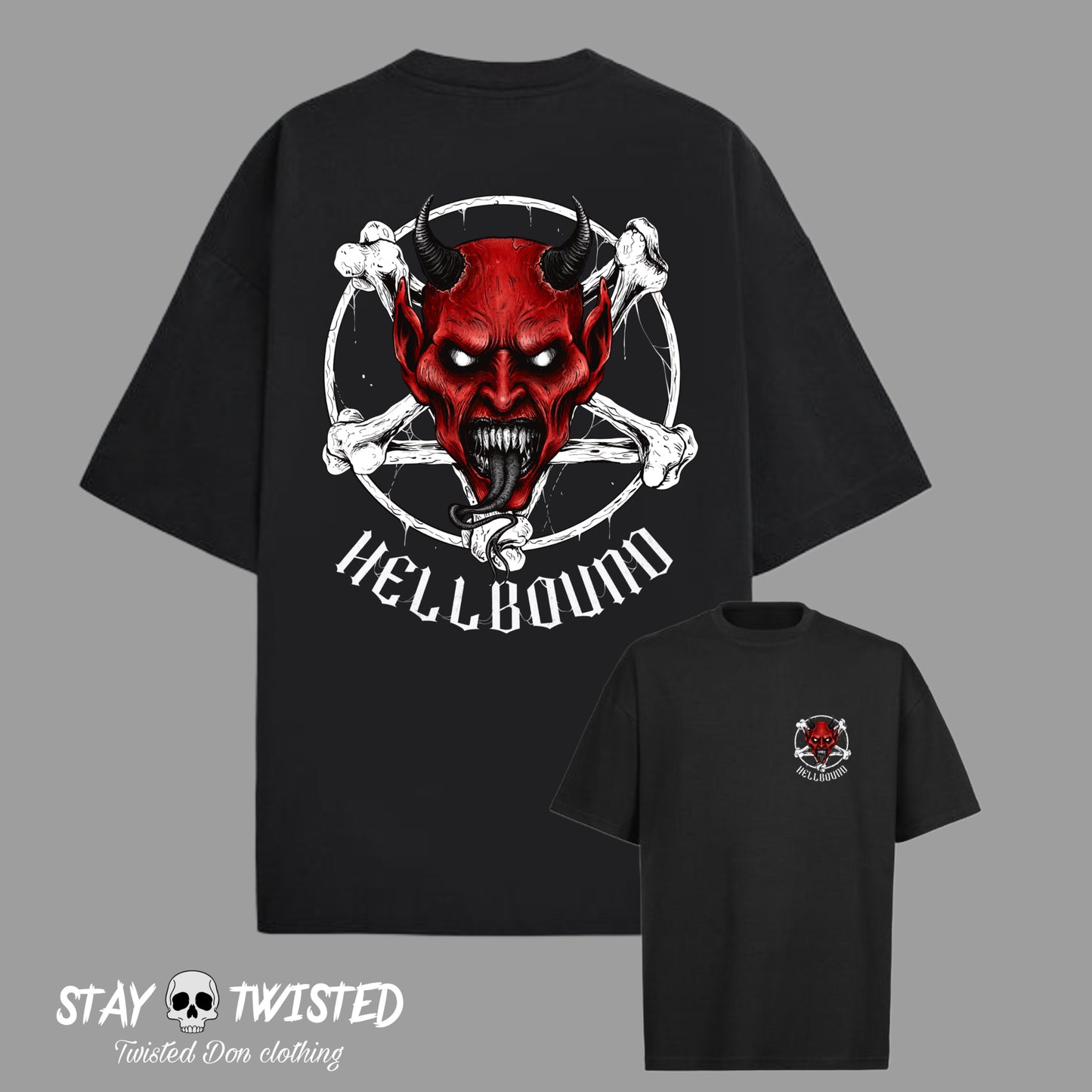 ‘HELLBOUND’ Oversized T-shirt