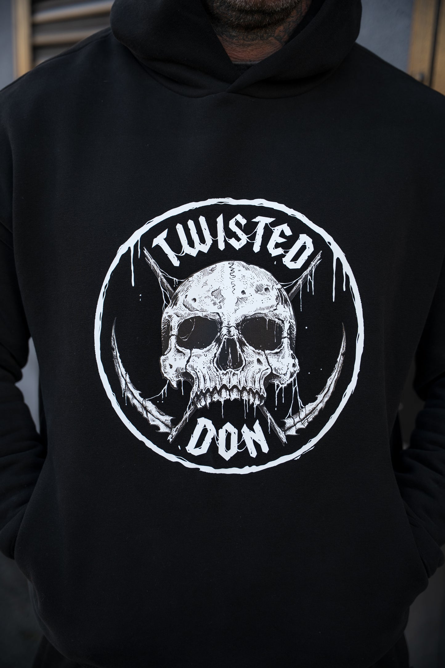 TD SKULL -Oversized Hoodie