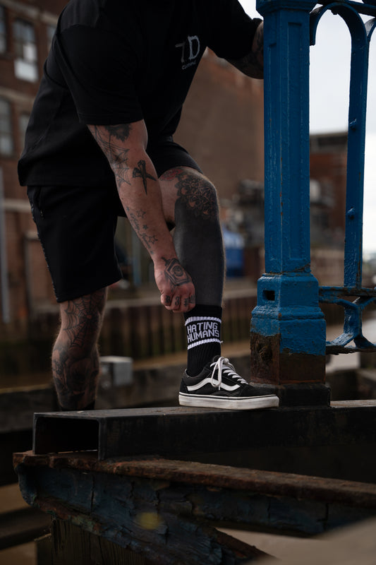 ‘HATING HUMANS’ socks