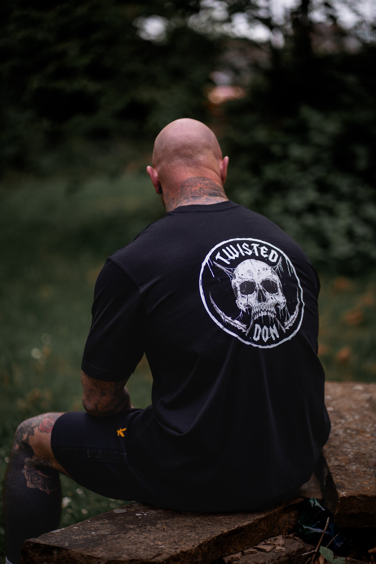 ‘Twisted Don’ Oversized logo T-shirt