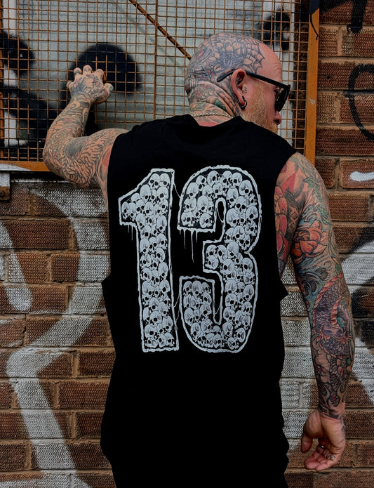 ‘SKULL 13’ Tank Top