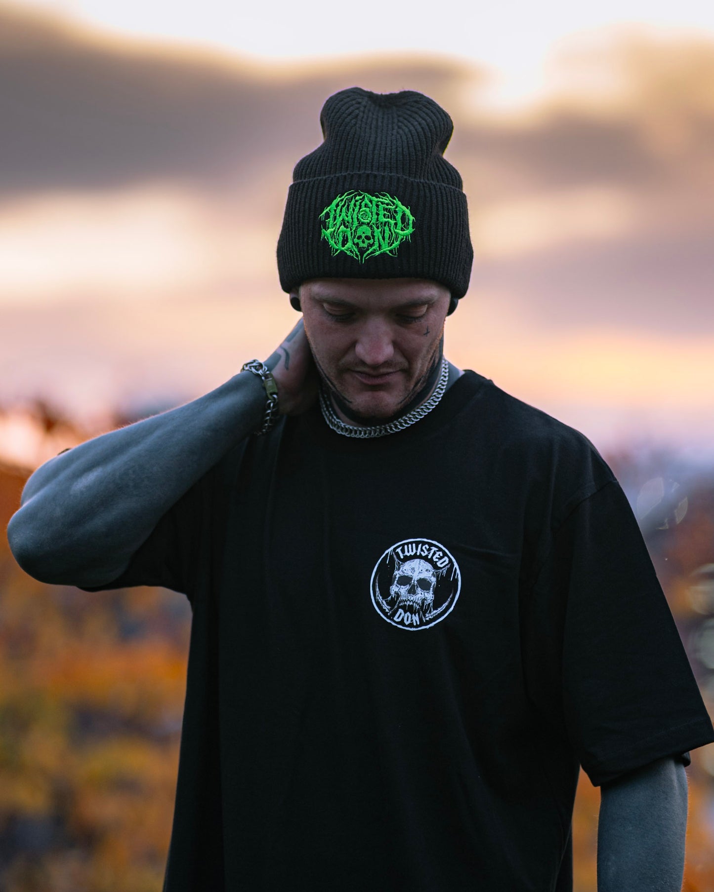 DEATH METAL BEANIE - Neon Green