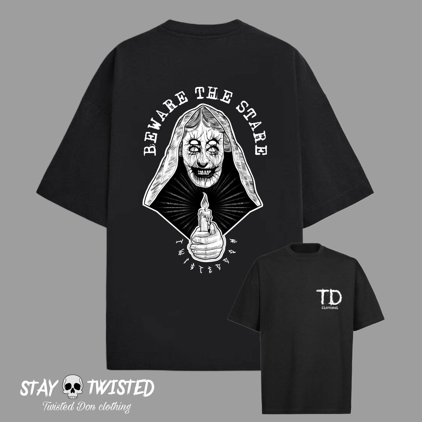 ‘Beware The Stare’ Oversized T-shirt