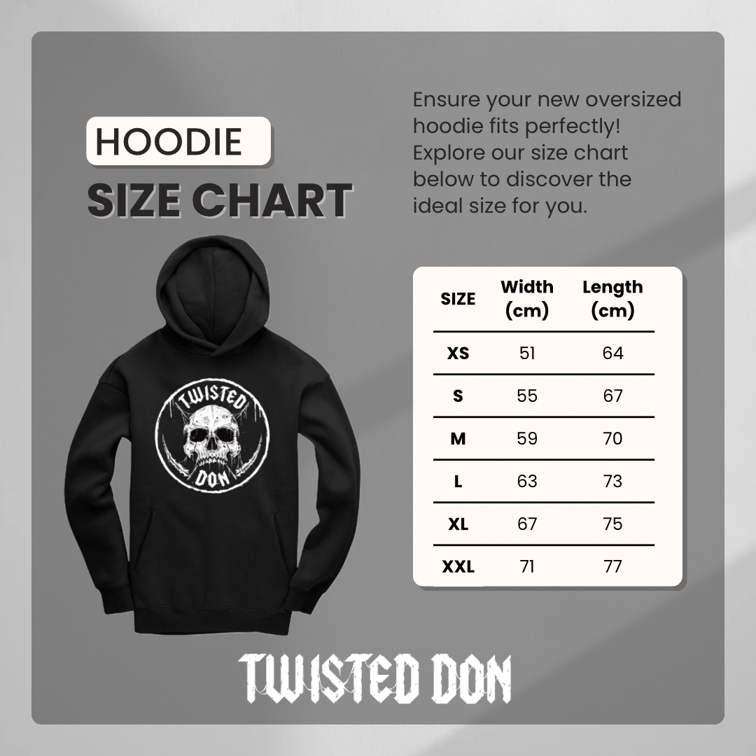 TD SKULL -Oversized Hoodie